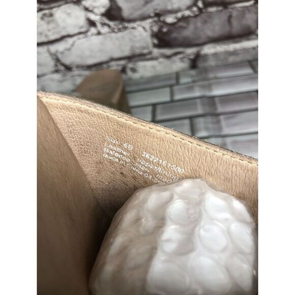 Dansko Maci Taupe Textured Beige Tan Leather Heel Sandals Women Sz 40EU/9.5M US - Picture 13 of 16